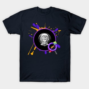 Purple Orange NFT Search T-Shirt